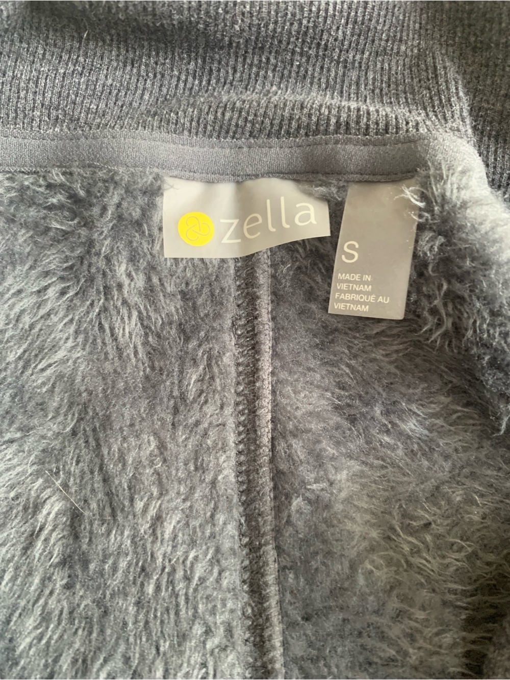 Zella Heather Gray Fleece Lined Wrap - Picture 2 of 3